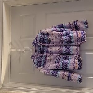 Eddie Bauer Kids Jacket - Purple and White Pattern